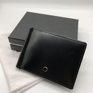 2022 Luxury Casual Men's Leather Luxury Wallet Holder Double Discount Black Short Credit Card Pocket Thin High Quality Premiu2039