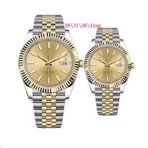 Klockor för kvinnor Automatisk mekanisk keramik Watches 41mm fullt rostfritt stål glidspänne Swimming armbandsur Sapphire Luminous Montre de Luxe Mens Watch