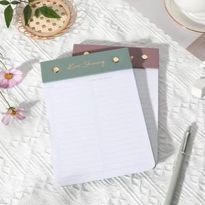 Notepads A5 Weekly Planner Undated 140x247mm Tear-Off 64 Sheets Daily Agenda Calendar Scheduler To Do List Journal Lined Squared Notepad 230309