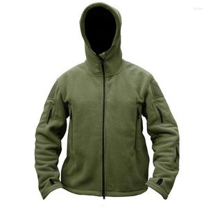 Men's Hoodies Autumn Zipper Men Long Sleeves Solid Hooded Sweatshirt Male Tactical Military Fleece Tracksuit Jacket Outerwear