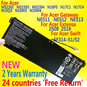 Tablet PC Batteries For Acer MS2392 MS2393 MS2394 N16P5 N17C1 N17C4 N15Q3 N15W4 Extensa 2508 2519 For Packard Bell EasyNote TF71