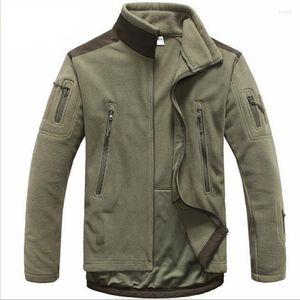 Erkek Ceketler Erkek Taktik Giyim Sonbahar Kış Polar Ordu Ceket Softshell Hunt Askeri Stil