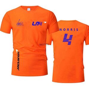 25xq 2023 T-shirt della F1 di New Men and Women's F1 S 2023 Fashion McLaren Lando Norris a maniche corta a maniche corta Sports overdoor Sports Outdoor Top 4D7F