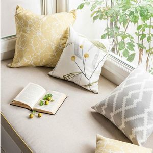 Poduszka okładka dekoracyjna nowoczesna artystyczna amerykańska rośliny geometryczne wydruku sofa krzesło coussin /dekoracyjne