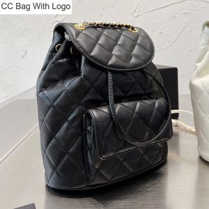 CC-Tasche Andere Taschen Klassische Luxus-Rucksacktasche Nähen von antikem Kaviar-Schaffell MS-Diamant-Hardware Feinseil-Kettentaschen-Design mehr Outdoor-Reisetasche G2B4