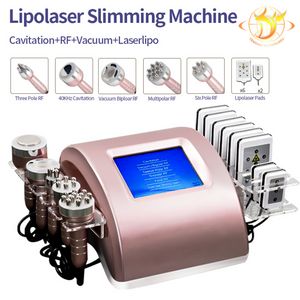 6in1 multifunzionale cavitazione ad ultrasuoni grasso dimagrante macchina laser lipo perdita di peso rf rafforzamento della pelle attrezzatura di bellezza sottovuoto 5 teste334