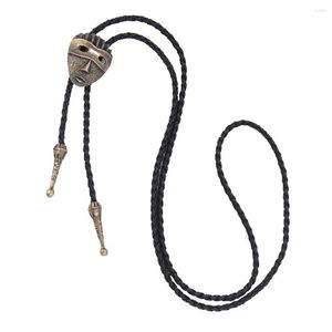 Pendant Necklaces Western American Bolo Tie Necklace Necktie Bola Leather Cowboy Jewelry