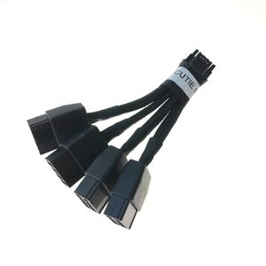 4-Port 8Pin PCI Express Computer GPU Power Cable to PCIE 5.0 16pin 12VHPWR For RTX4090 RTX4080 Graphics card