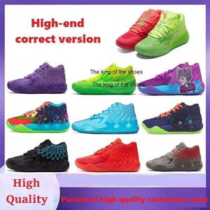 2023LAMELO 신발 2023 멜로 농구화 고품질 Lamelos MB 1 Rick and Morty Mens Basketballs Shoes Queen City Buzz City Lamelo Balllamelo 신발