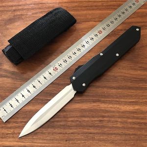 New D2 Automatic Knife Double Action Out The Front EDC Pocket Self Defense Camping Tactical Outdoor Fighting Survival Auto Knives 172v