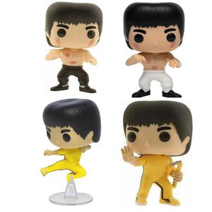 أرقام Funko Pop Bruce Lee Anime #218 #219 PVC Action Figure Townible Model Toys Childrens Gift2839