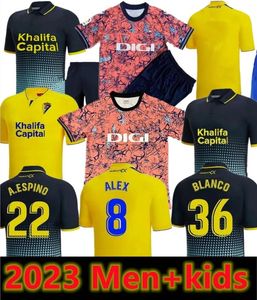 Cadiz 22 23 Koszulki piłkarskie CF Home Away Alex Negredo A.Espino Osmic A.Negredo Lozano A.Perea 2022 2023 Camiseta de Futbol Mabil Zaldua