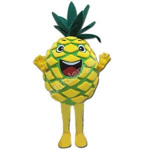 Nowy dorosły uroczy ananas maskotka kostium kreskówek strój postaci garnitur Halloween dla dorosłych rozmiar przyjęcia urodzinowe strój na zewnątrz charytatywny