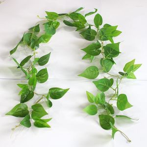 Decorative Flowers Artificial Plant Vine Simulation Silk Rattan Fake Leaves Wedding Hall Home Indoor And Outdoor Garden Decor A Variety Of