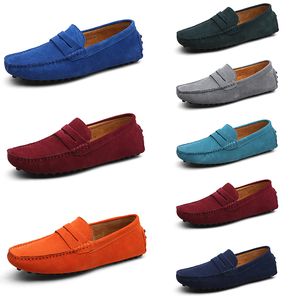 Men Sapatos casuais cor sólida cor preta respirável lazer prata taupe dlives marrom azul cinza andando com tênis masculino de couro multis de couro baixo baixo