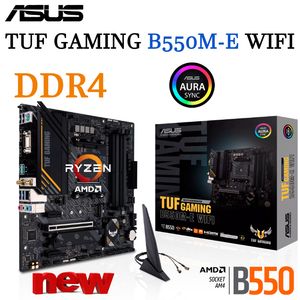 ASUS TUF Gaming B550M-E Wi-Fi Ryzen AMD B550 Socket AM4 płyta główna DDR4 M.2 128 GB Desktop Obsługa R5 R7 R9 CPU Nowa płyta główna