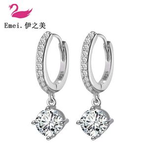 Earing 2021 Zircon New Jewelry Women's Circle Creative Color Diamond Earrings