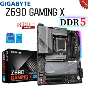 Gigabyte Z690 Gaming X D5 Wsparcie płyty głównej Intel 12. generacji LGA 1700 CPU DDR5 6000MHz 128GB NVME PCIE 4.0 M.2 ATX Place Me New New