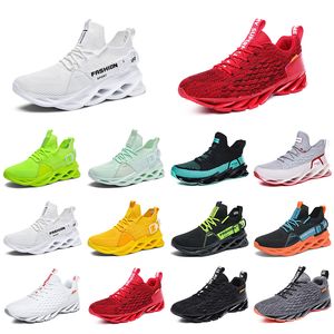 GAI Running Shoes para Homens Treinadores Respiráveis Carga Geral Preto Céu Azul Teal Verde Tour Amarelo Mens Moda Esportes Tênis Grátis Trinta E Oito