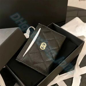luxury Womans Designers cc purses card holder passport wallets with box hottest caviar lambskin mens coin purse classic Clutch bags key cardholder pocket organizer