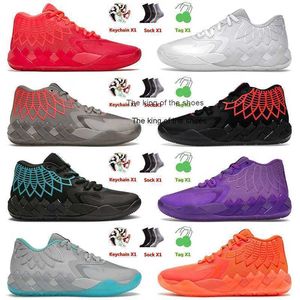 2023lamelo Shoesバスケットボールシューズラメロボール1 MB.01 OGテニスリックとモーティレッドバズシティベージュクイーンブラストトレーナーラメロシューズ