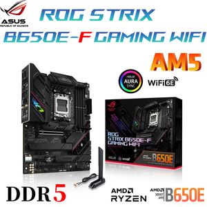 Asus Socket AM5 ROG Strix B650E-F Gaming Wi-Fi 6e płyta główna AMD Ryzen 7000 Seria DDR5 128GB 6400 MHz RAM RAM RGB NOWOŚĆ