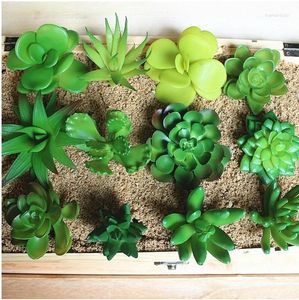 Decorative Flowers Simulation Of Artificial Potted Plants Succulents Mini For Novelty Home Decor
