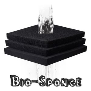100 100 5cm Haile Aquatic Bio Sponge Filter Media Pad Cut-to-fit Foam for Aquarium Fish Tank Koi Pond Aquatic Porosity Y2009223015