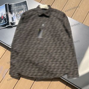 xinxinbuy Men designer Tee t shirt 23ss double letter print short sleeve cotton women Black White Gray blue XS-2XL