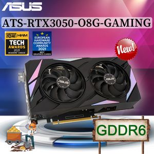 ASUS ATS RTX3050 O8G GAMING Graphics Cards RTX 3050 Support AMD Intel Desktop CPU NEW 8GB GDDR6 GPU Motherboard Placa De Vdeo