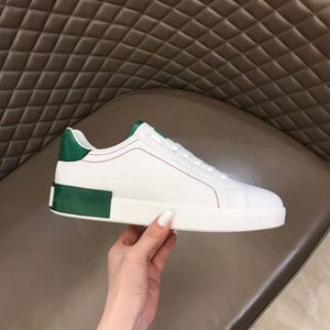 Lady Flat Casual Shoes Womens Travel Leather Lace-Up Sneaker Cowhide Fashion Letters Woman White Brown Shoe Platform Men Gym Sneakers Mkjmklk00001