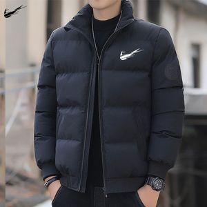 Дизайнерские мужские куртки-пуховики, роскошные зимние мужские утолщенные повседневные хлопковые пальто 2023, модные молодежные хлопковые пальто, брендовая техническая куртка