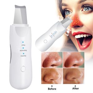 Temizlik Araçları Aksesuarlar Ultrasonik Cilt Yıkıcı Yüz Spatula Blackhead Sökücü Kürek Temiz Kavitasyon Peeling Kaldırma Makyaj Seti 230309