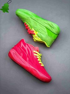 2023LAMELO أحذية كرة السلة أحذية LAMELLO BALL MB.02 RICK و Morty Shoes Be You With Box 2023 Women Kids Basketball Shoe Trainner