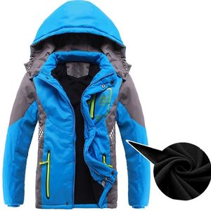 Jackets Inverno Inverno grosso casaco infantil quente Crianças Doublecleck Wind Boys meninos garotos de roupas para crianças por 314 anos 230310