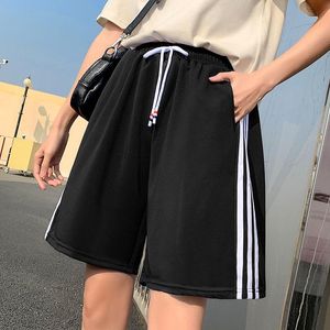 Women's Pants & Capris Sports Shorts Women Loose Running High-waisted Mid-pants Wide-leg Straight Thin Casual Five-point Woman