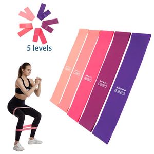 Resistance Bands Training Fitness Gum Exercise Gym Strength Expander Pilates Rubber Mini Band Crossfit Workout Equipment