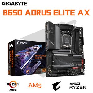 ギガバイトGA B650 AORUS ELITE AX AMD B650 DDR5 6600（OC）MHZ M.2 USB3.2 128G Wi-Fi 6EソケットAM5 ATXマザーボード