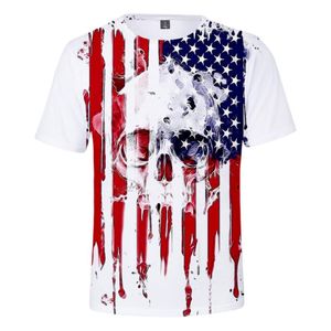 Męskie koszulki National Flag 3d koszula 3D Mężczyźni/kobiety swobodne koszulka z krótkim rękawem USA Niepodległość Dzień Tshirts Wysokiej jakości topsmen