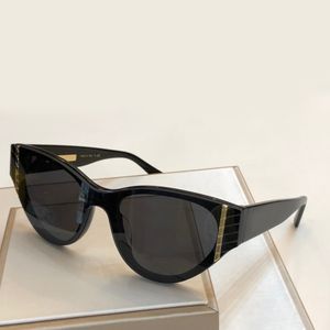 Óculos de sol de olho de gato de ouro preto para mulheres copos de moda gafas de sol designers Óculos de sol UV400 óculos com caixa