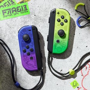 Anahtar Konsolu / NS Anahtarı Gamepads Kontrolörleri Joystick / Nintendo Game Joy-Con El Halatlı 6 Renkler için Kablosuz Bluetooth Gamepad Denetleyicisi