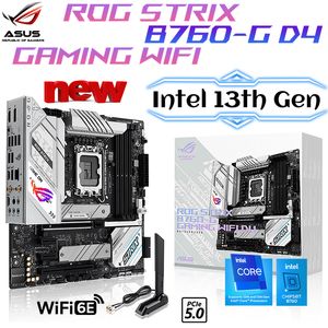 Asus Rog Strix B760-G Gaming Wi-Fi D4 LGA 1700 Поддержка материнской платы Intel Core 13th и 12th Gen ЦП DDR4 PCIE 5.0 Placa Me New