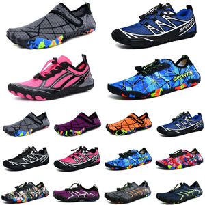 Scarpe da acqua giallo grigiomarrone argento wading Scarpe marroni scarpe da spiaggia coppia sneakers con suola morbida pelle grigia a piedi nudi snorkeling wading fitness scarpe da ginnastica sportive da donna