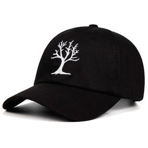 100% Cotton Branch Baseball Cap Big tree Dad Hats Embroidery Snapback Caps No structure Hat Q0703240f