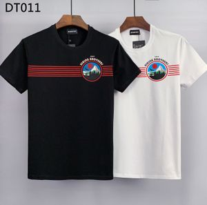 DSQ Phantom Turtle Men's T-shirts Mens Designer T Shirts Black White Back Cool T-shirt Men Summer Italian Fashion Casual Street T-shirt Topps Plus Size M-XXXL 60269