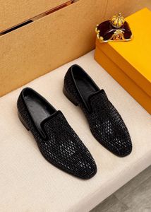 2023 män formella klänningsskor maskulino elegant kostym oxford skor varumärkesdesigner mäns casual office loafers storlek 38-45