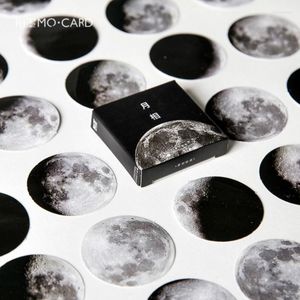 Gift Wrap (36 Styles Can Choose) Moon Stickers Boxed DIY Scrapbooking Paper Diary Planner Vintage Seal Decoration