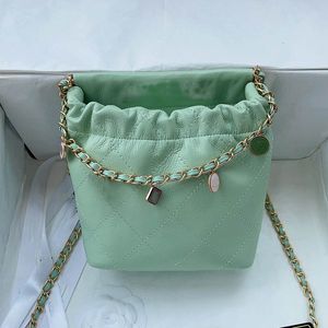 Gold Coin Mini Portable Women Tote Matbody Bag Mathelasse Chain Ceather стеганая классическая кошелек сцепления роскошная сумочка