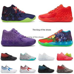 Scarpe Lamelo 2023 Scarpe Lamelo Moda Melo Ball MB.01 Scarpe da basket da uomo Sneakers Queen City Rick e Morty Rock Ridge Red Blast UFO Galaxy Be You