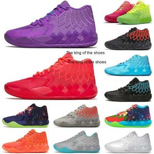 2023Lamelo Shoes Fashion Lamelos Ball MB.01 أحذية كرة السلة Mens كبيرة الحجم 12 لا من هنا Blast Red Be Buzz City Galaxy Ufo Sneakerslamelo Shoes